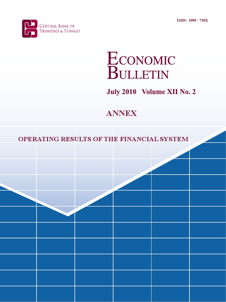 Economic Bulletin July 2010 Appendix | PDF | Expense | Deposit Account