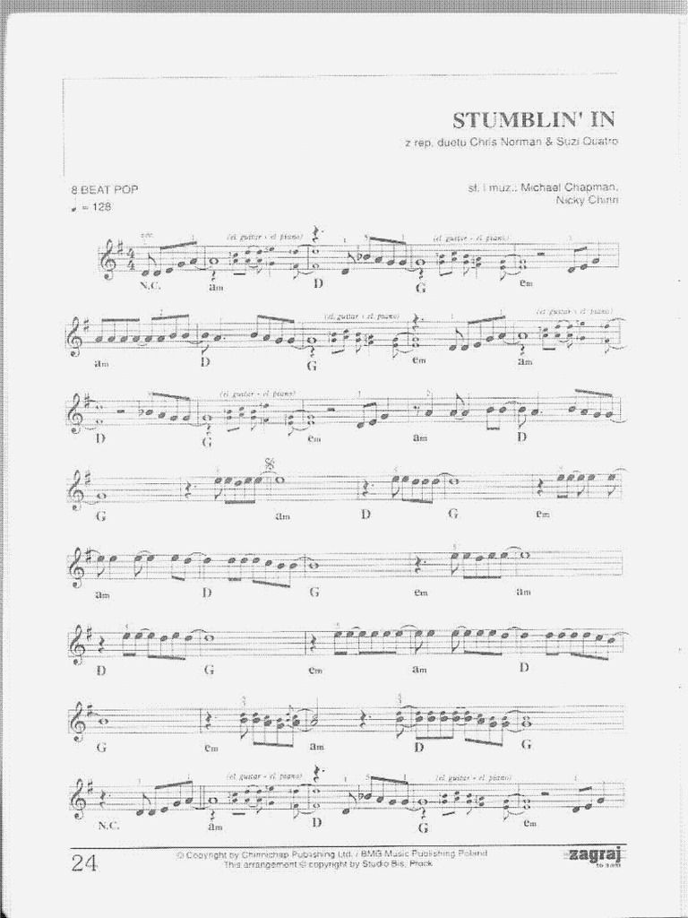 Stumblin' In - Chris Norman & Suzi Quatro | PDF