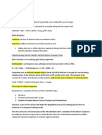 Cellular Respiration and Fermentation Notes