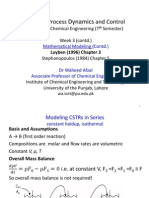 Dynamics: CHE412 Process and Control
