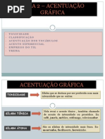 AULA 2 – ACENTUAÇÃO GRÁFICA