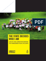 Amnesty International - The State Decides Who i Am