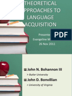 Language Acquisition Report