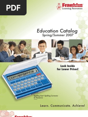 Franklin Educational Catalog