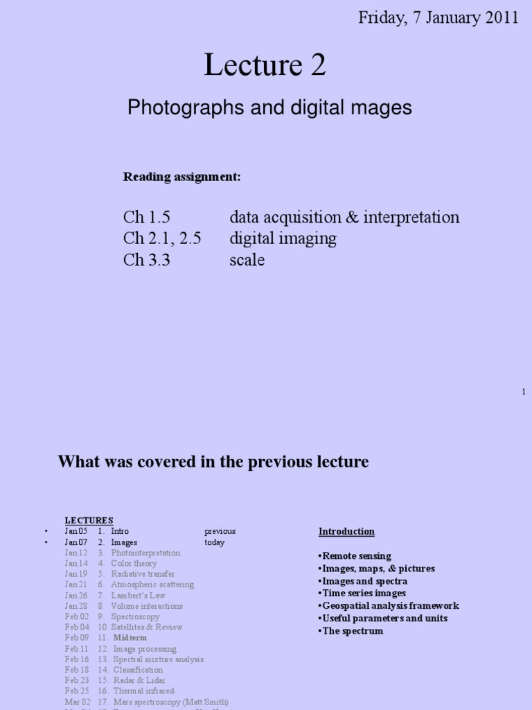Understanding Digital Imaging Systems | PDF | Image Resolution | Field ...