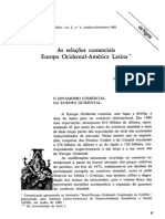 FURTADO, C. (1982) - As relações comerciais Europa Ocidental - América Latina