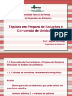 Aula 5 Tópicos em Preparo de Soluções