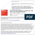 Conjugate Heat Transfer of A Finned Oval Tube Part B Flow Patterns