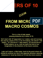 Amazing Trip of Universe-From Micro To Macro Cosmos