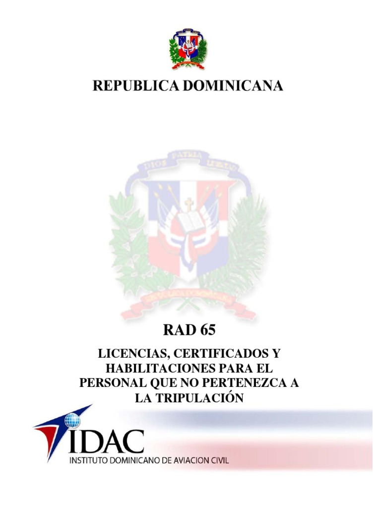 Licencias y Habilitaciones RAD 65 | PDF
