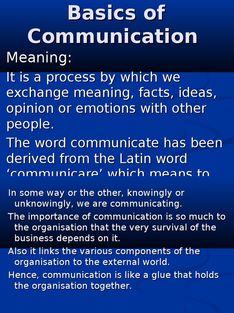 MBA Communication Essentials | PDF | Body Language | Nonverbal ...