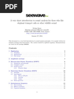 Seewave Analysis