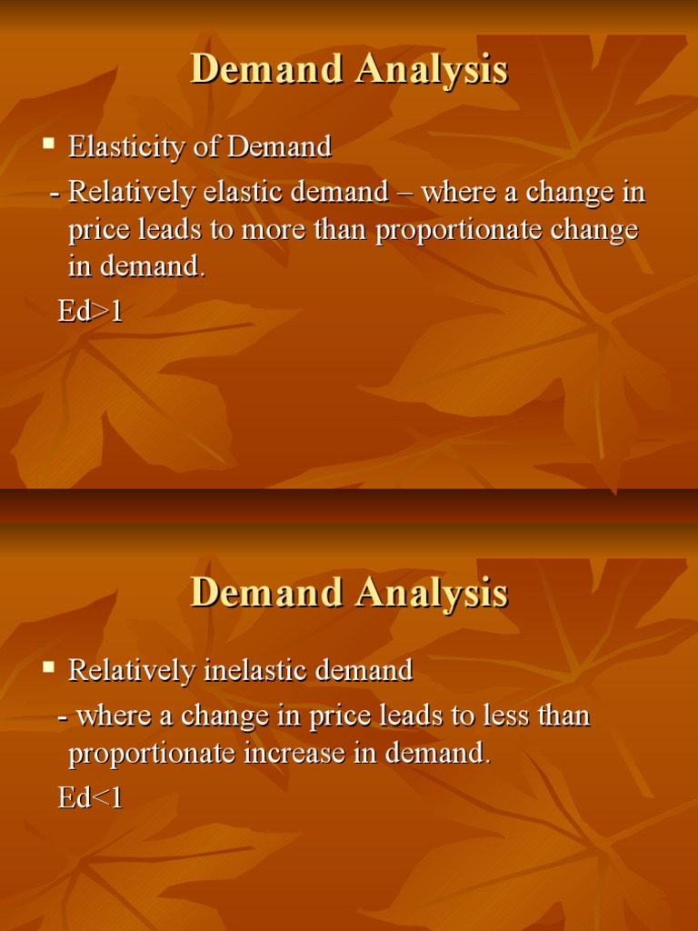 Demand Analysis in Managerial Economics | PDF | Demand | Price ...