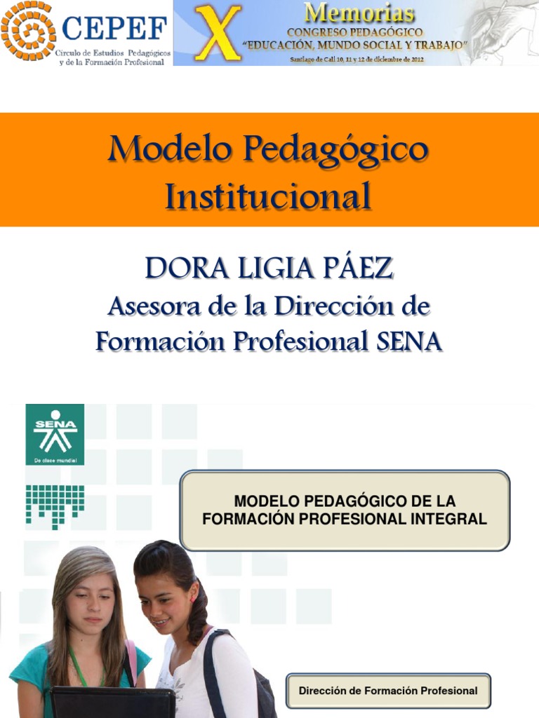 Modelo Pedagógico Integral del SENA | PDF | Evaluación | Plan de estudios