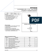 MTP3055E: N-CHANNEL 60V - 0.1 - 12A TO-220 Stripfet™ Power Mosfet