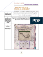 PROYECTO TECNICO MANUAL de Bordado 1°