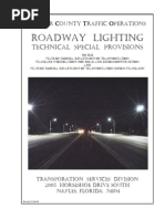 Roadway Lighting: Technical Special Provisions