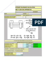 Fixed Fastener Tolerance Calculation