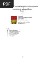 Advanced Compiler Design and Implementation: Introduction To Advanced Topics