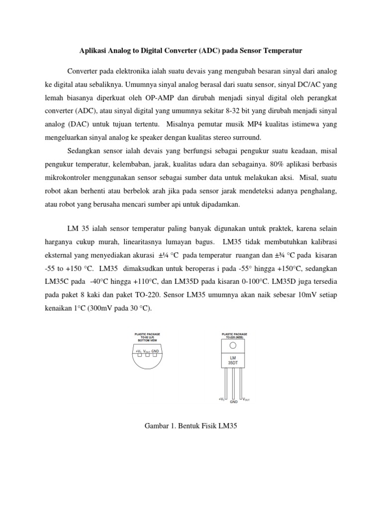 Aplikasi Analog To Digital Converter PDF
