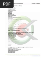 Dotnet Syllabus