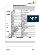 Scc Ops Doc 08 Resignation Clearance Sheet