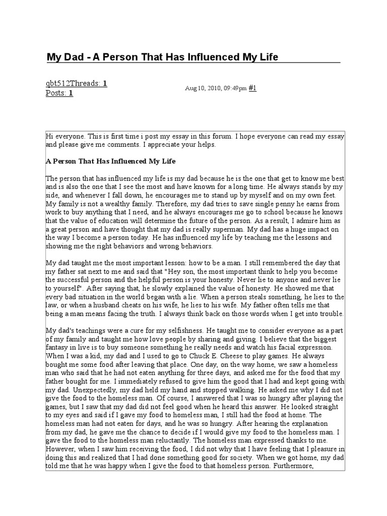 My father essay for kids image
