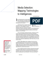 Media Selection: Mapping Technologies To Intelligences