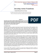 Wavelet transform using matlab pdf report