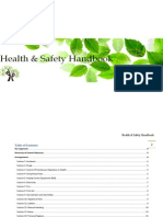 Health & Safety Handbook Sections