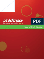 Bitdefender Internet Security 2010 Quickstart Guide