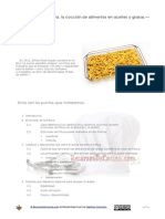 Fritura, La Cocción de Alimentos en Aceites o Grasas PDF