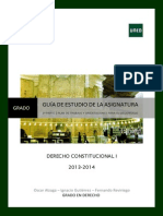 GUIA Extensa de UNED Derecho Constitucional I 2013/2014