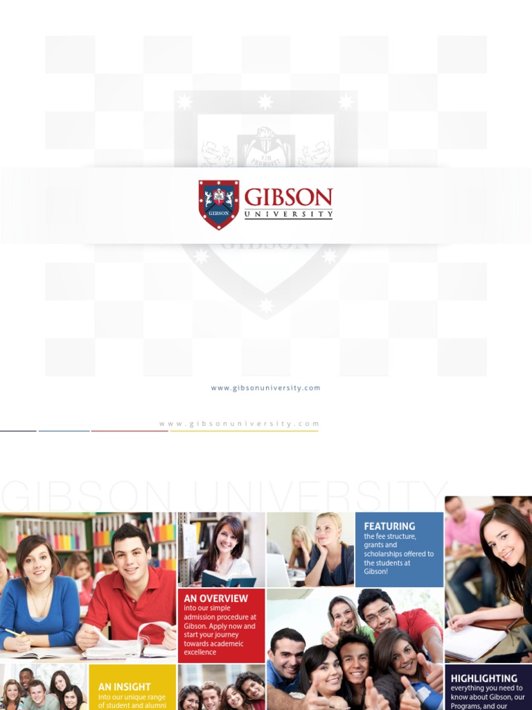 Gibson University: Student Services Overview | PDF | Academic Degree ...