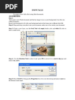 Snow Falls Aim: Algorithm