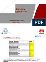 3G Huawei New Sites Parameter Setting Guideline V1 0