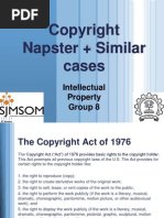 Copyright Napster + Similar Cases