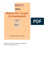 VOLTAIRE-Histoire Des Voyages de Scarmentado