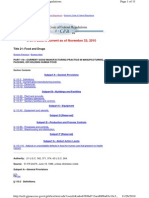 21 Cfr 110 c Gmp in Manufacturing & Packing