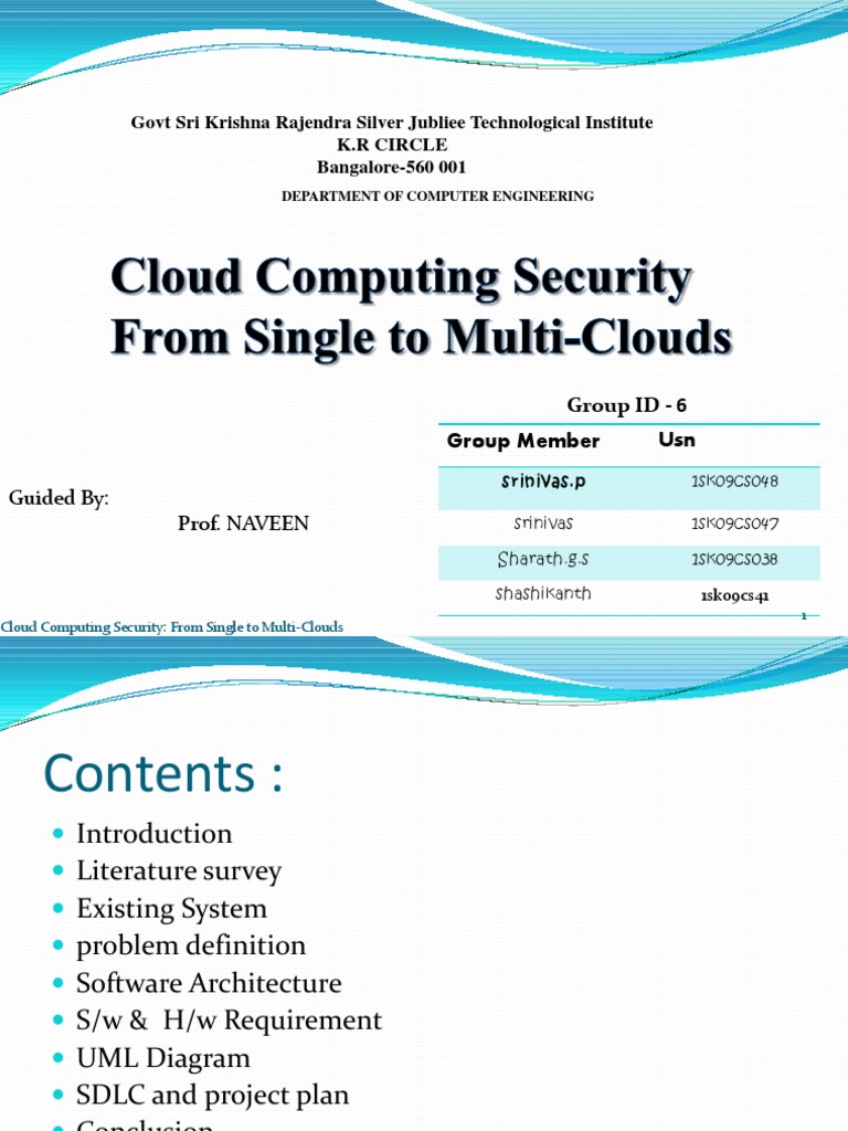 Multi-Cloud Security Solutions | PDF | Cloud Computing | Computer Security