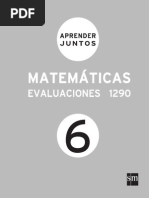 Download Aprender Juntos Matematicas 6 Evaluaciones by Nini Coba SN208568694 doc pdf