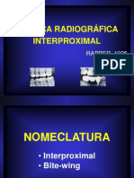 Técnicas radiográficas interproximal e oclusal