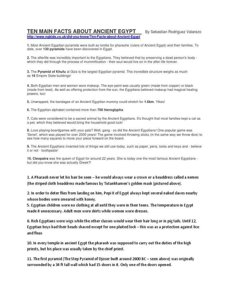 Ancient Egypt Facts Ancient Egypt Egyptian Pyramids