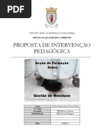 Proposta de Intervenção Pedagógica-Formação de Gestão de Residuos-22MAI12
