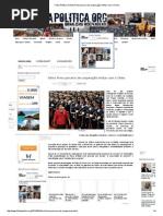 Folha Política_ Dilma firma parceria de cooperação militar com a China