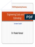 Engineering Costs Estimation Ch2