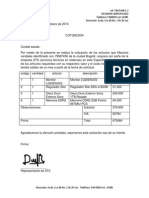 Carta de Cotizacion PDF
