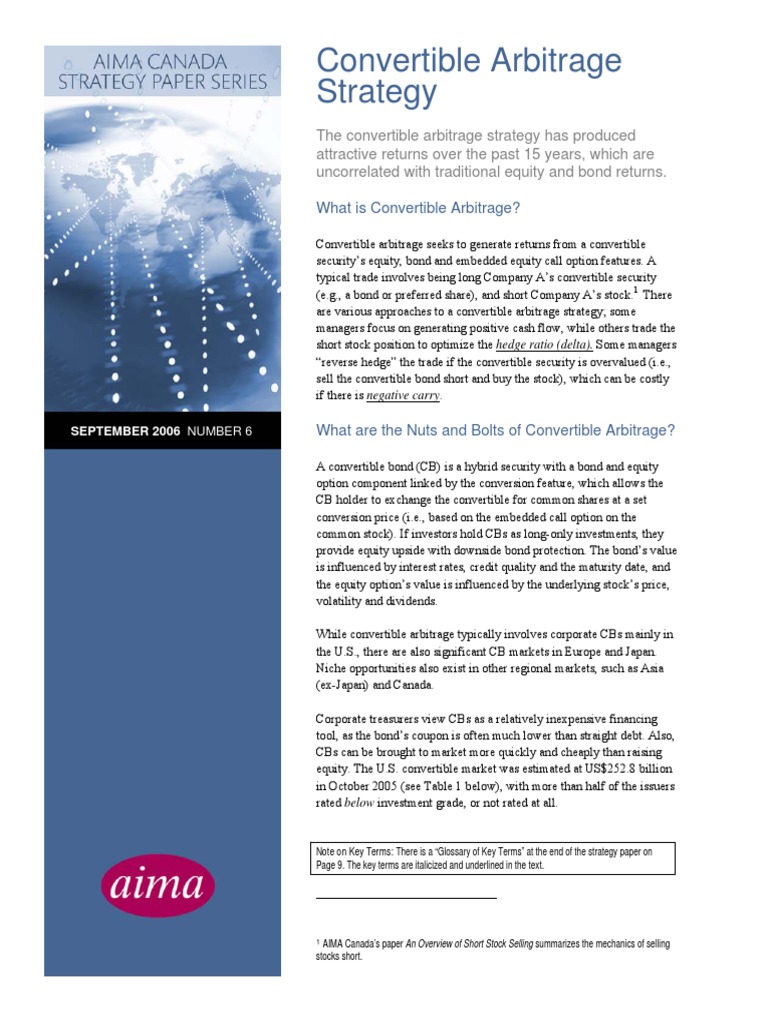 Convertible Arbitrage | PDF