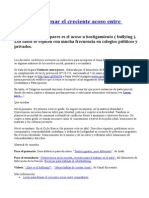 Leyes para frenar el creciente acoso entre compañeros