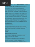 NOÇÕES DE OPERAÇÕES UNITÁRIAS